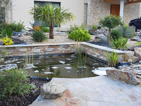 Création de bassins d'agréments, bassins extérieurs : Paysagiste